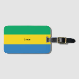 Flag of Gabon Luggage Tag