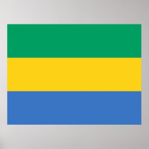 Flag of Gabon Poster