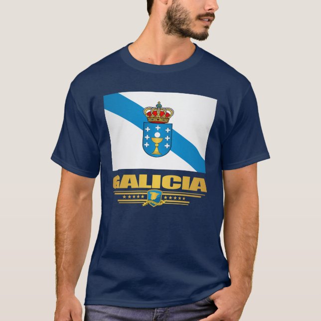Flag of Galicia T-Shirt (Front)