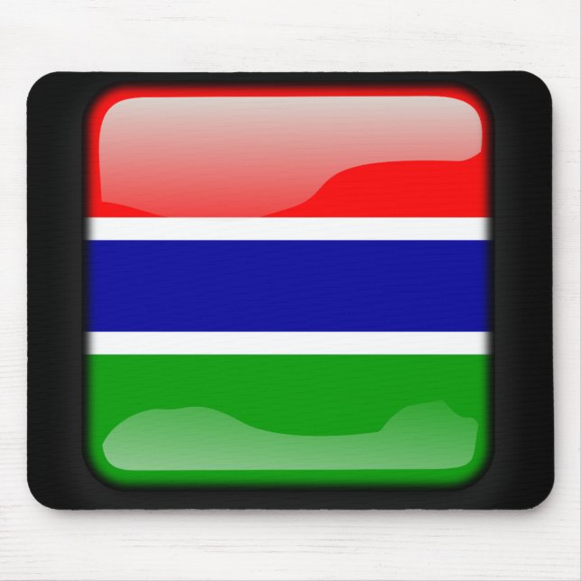 Flag of Gambia Mouse Pad (Front)
