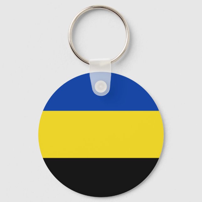 Flag of Gelderland Key Ring (Front)