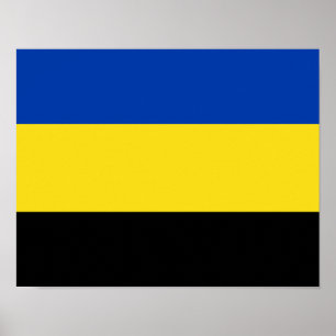 Flag of Gelderland Poster