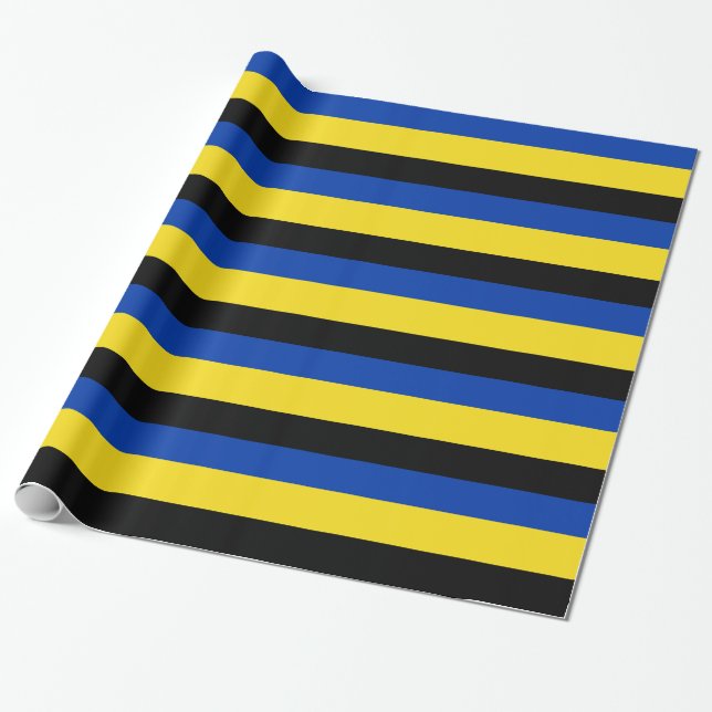 Flag of Gelderland Wrapping Paper (Unrolled)