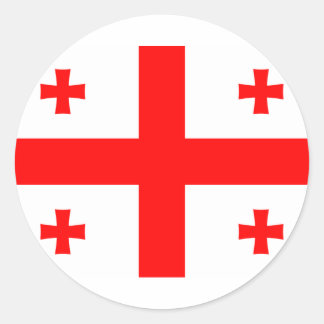 Flag of Georgia (country) Sticker