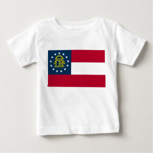 Flag of Georgia (US State) Baby T-Shirt