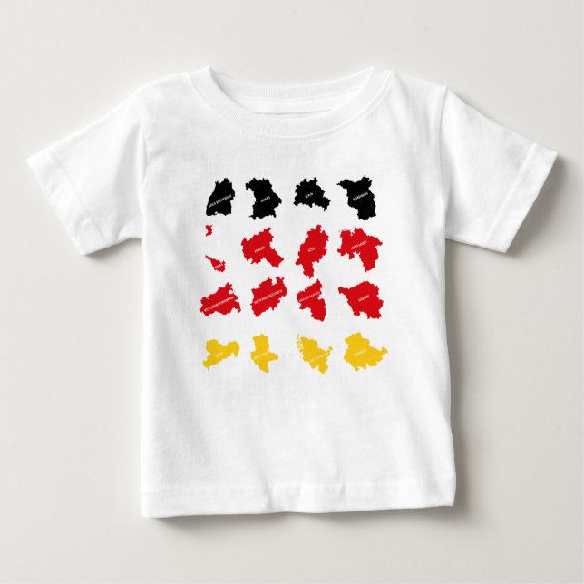Flag of German States Baby T-Shirt (Front)