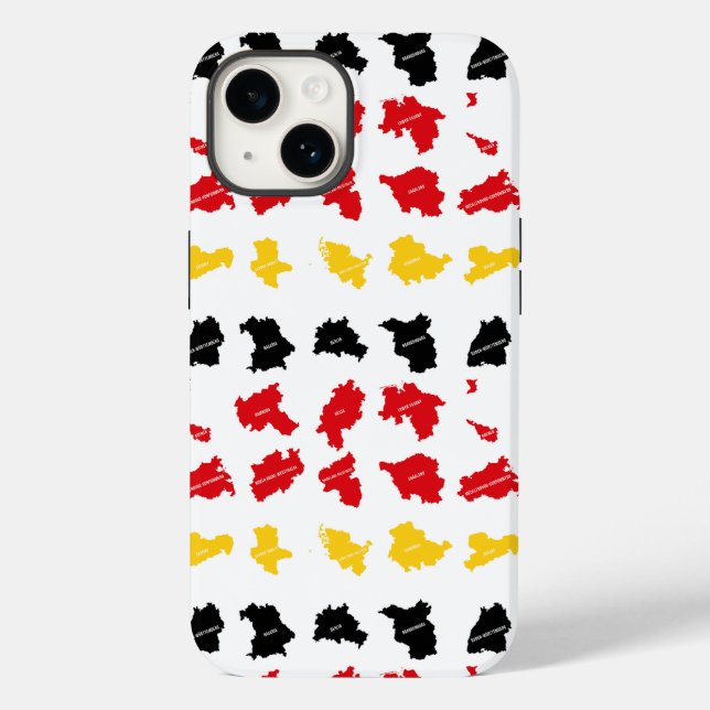 Flag of German States Case-Mate iPhone Case (Back)