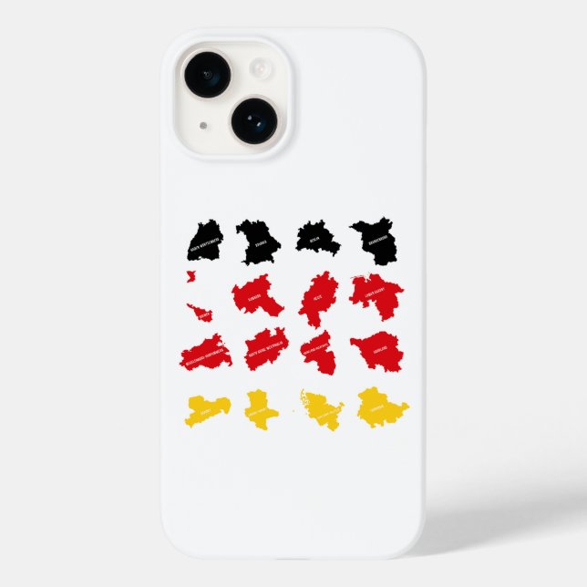 Flag of German States Case-Mate iPhone Case (Back)