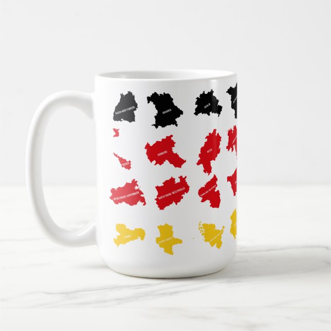 Flag of German States Coffee Mug (Left)