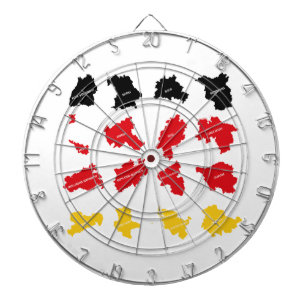 Flag of German States Dartboard