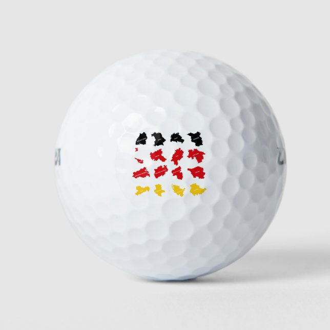 Flag of German States Golf Balls (Front)