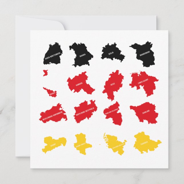 Flag of German States Invitation (Front)