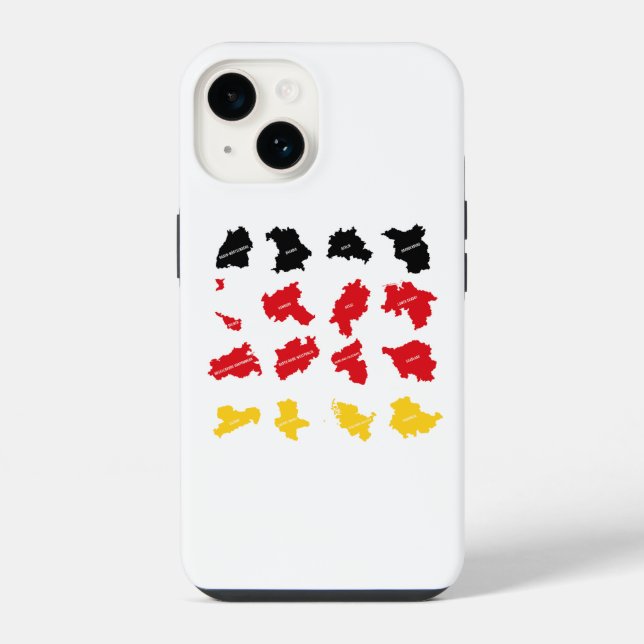 Flag of German States iPhone Case (Back)