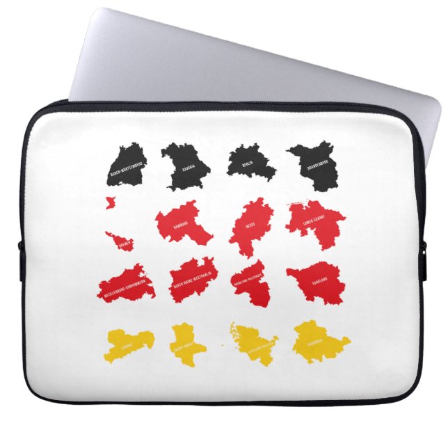 Flag of German States Laptop Sleeve (Front)