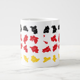 Flag of German States Large Coffee Mug