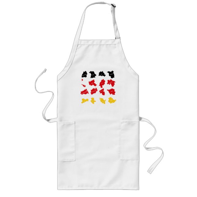 Flag of German States Long Apron (Front)