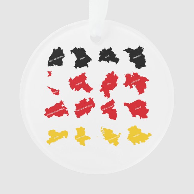 Flag of German States Ornament (Front)