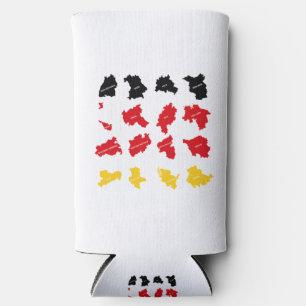 Flag of German States Seltzer Can Cooler