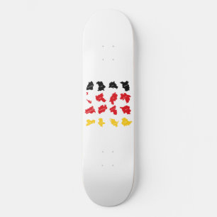 Flag of German States Skateboard