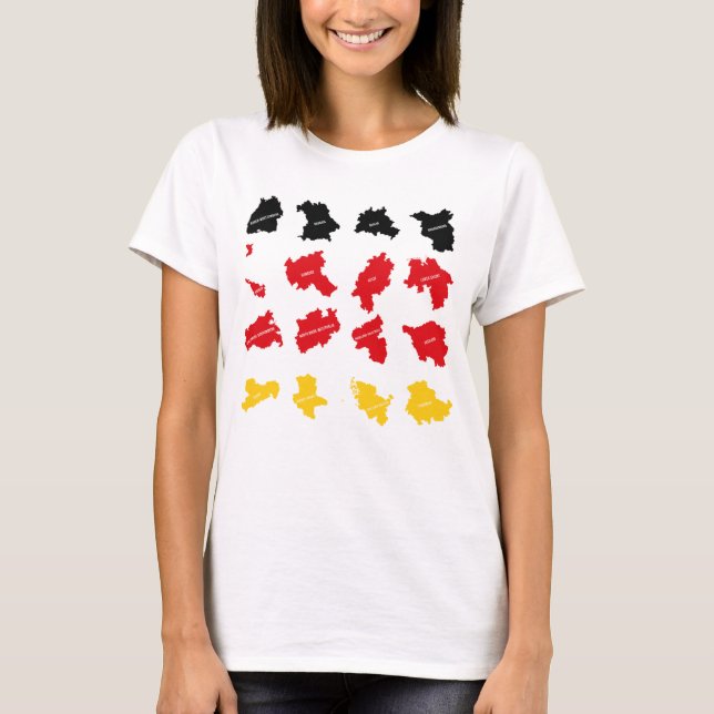 Flag of German States T-Shirt (Front)