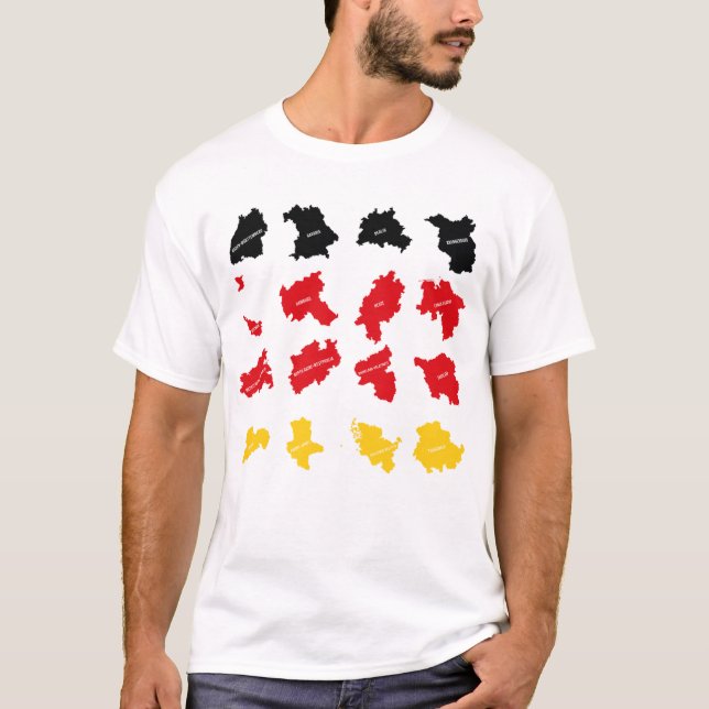 Flag of German States T-Shirt (Front)