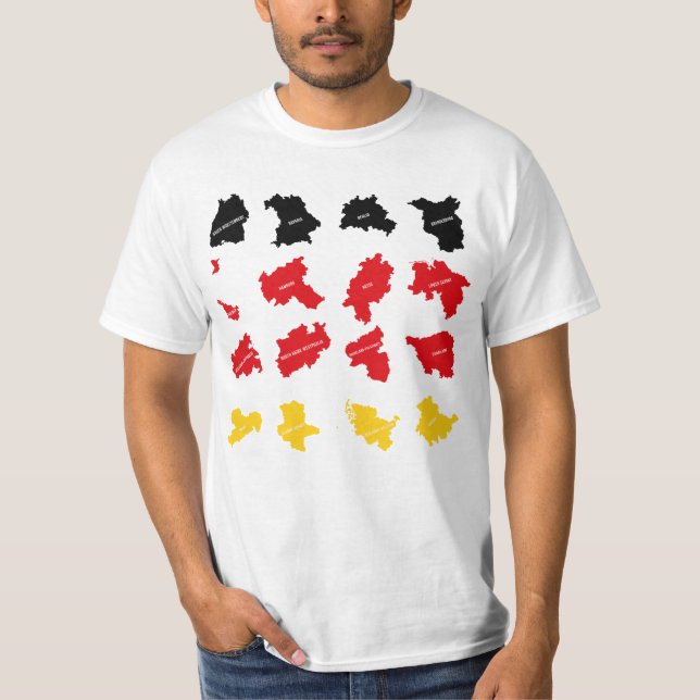 Flag of German States T-Shirt (Front)