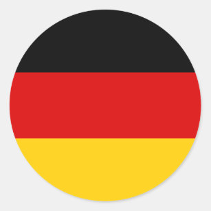 Flag of Germany Classic Round Sticker