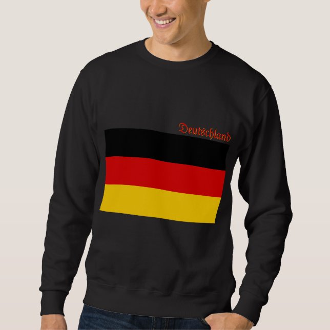 Flag of Germany custom-cut  Sweatshirt (Front)