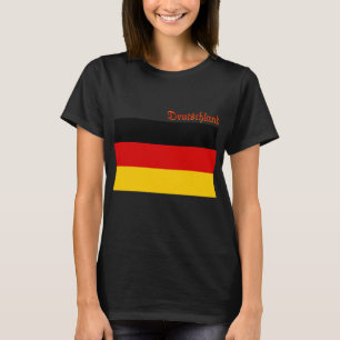 Flag of Germany custom-cut T-Shirt