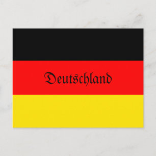 Flag of Germany Deutschland  Postcard
