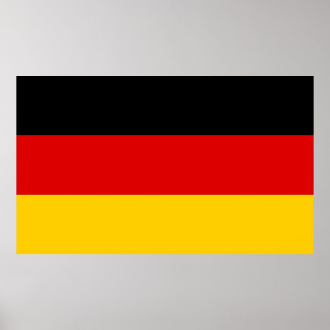 Flag of Germany (Deutschland) Poster (Front)