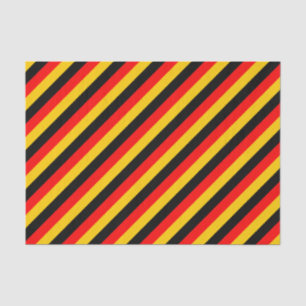 Flag of Germany Inspired Coloured Stripes Pattern Tissue Paper