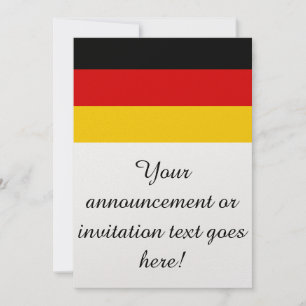 Flag of Germany Invitation
