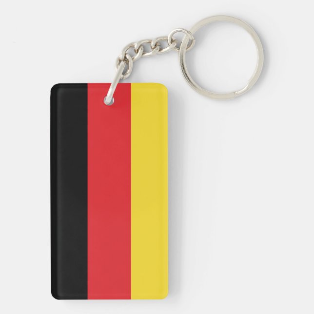 Flag of Germany Key Ring (Back)