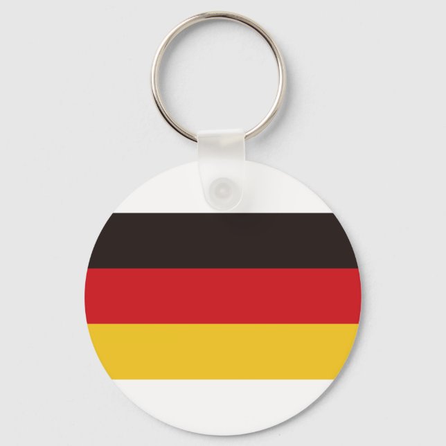 Flag of Germany Key Ring (Front)