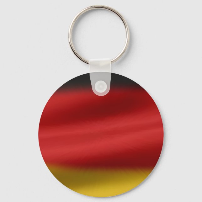 Flag of Germany Key Ring (Front)