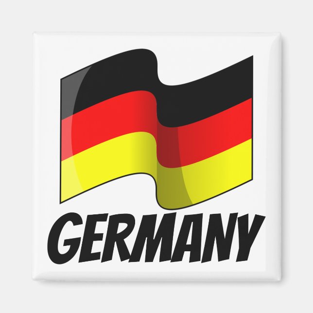 Flag of Germany, labelled  Magnet (Front)