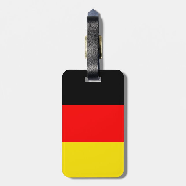 Flag of Germany Luggage Tag (Back Vertical)