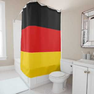 Flag of Germany or Deutschland Shower Curtain