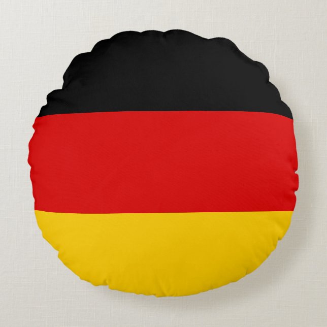 Flag of Germany Round Cushion (Front)