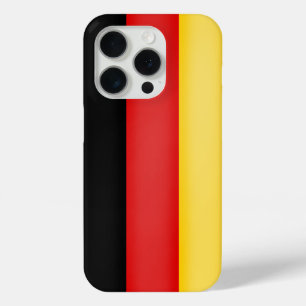 Flag of Germany Schwarz Rot Gold Patriotic Colours iPhone 15 Pro Case