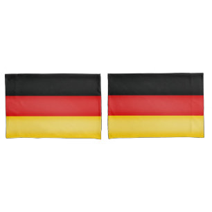 Flag of Germany Schwarz Rot Gold Patriotic Colours Pillowcase