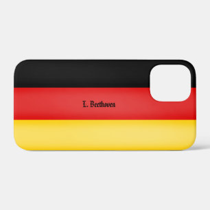 Flag of Germany Schwarz Rot Gold Personalised iPhone 12 Mini Case