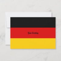 Flag of Germany Schwarz Rot Gold Personalised