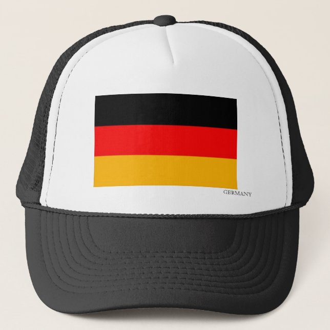 Flag of Germany Trucker Trucker Hat (Front)