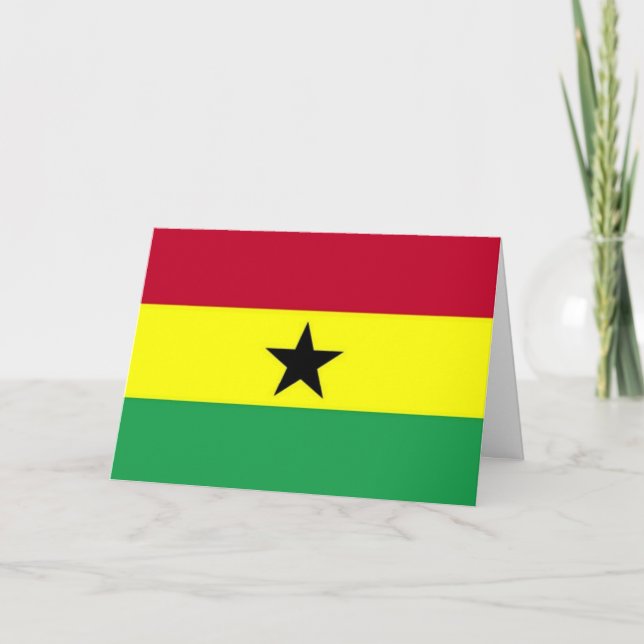 Flag of Ghana Card (Front)