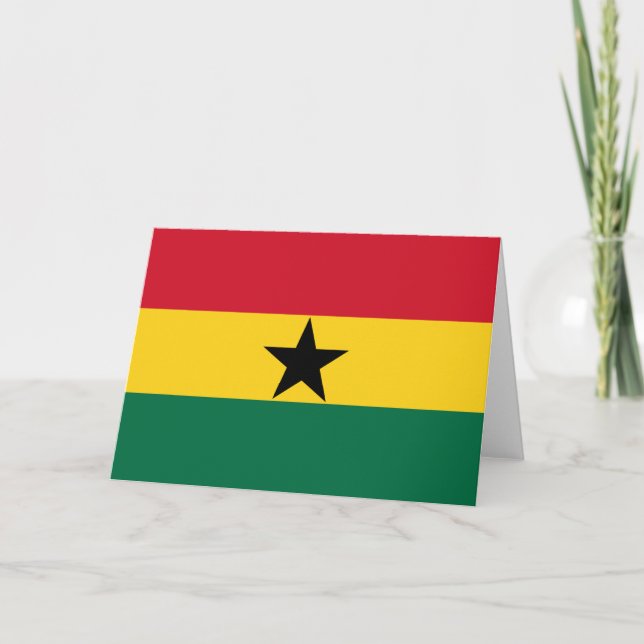 Flag of Ghana Card (Front)