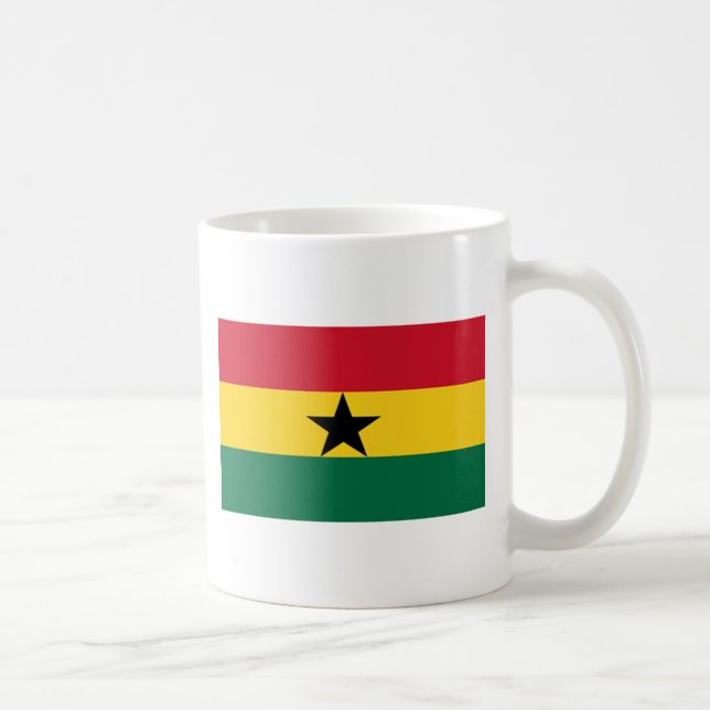 Flag of Ghana Coffee Mug (Right)