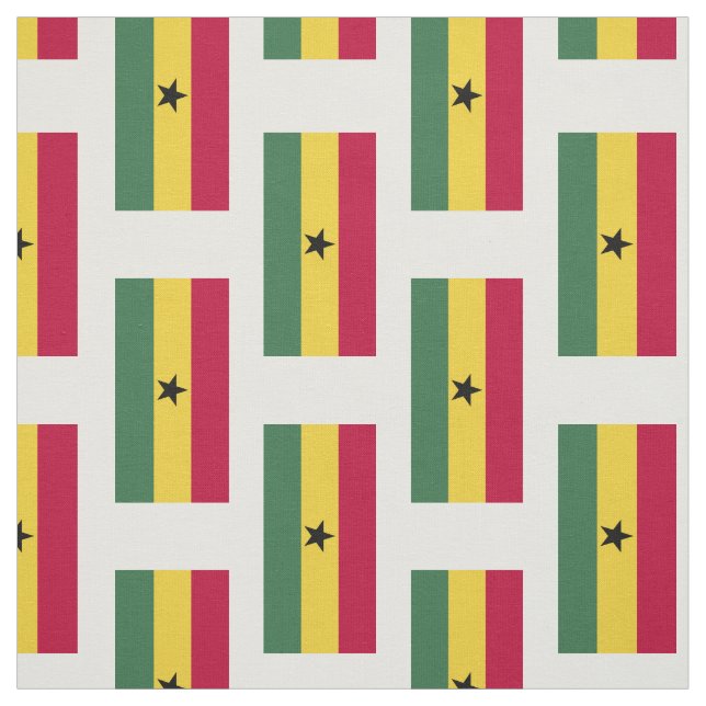Flag of Ghana Fabric (Swatch)