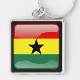 Flag_of_Ghana Key Ring